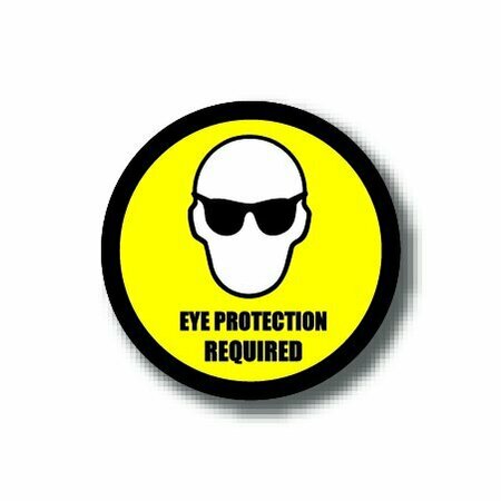 ERGOMAT 16in CIRCLE SIGNS - Eye Protection Required DSV-SIGN 256 #0122 -UEN